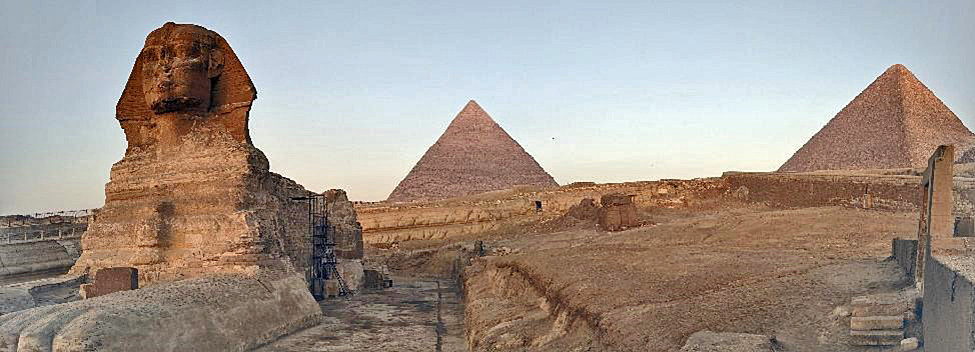 Sphinx and Great Pyramid