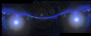 Neurons connected at a distance