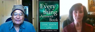 Dr. Goswami and Maryann Miller